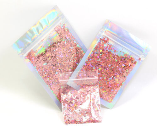 Valentines Hearts and Stars Foils Confetti for Resin Art, Nail Art - Image 2