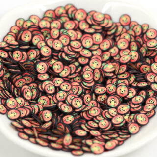 Polymer Clay Halloween Pumpkin for Resin Art, Nail Art