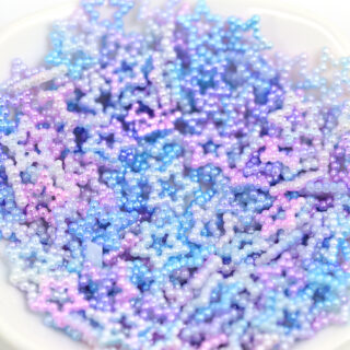 Polymer Clay Star Pearls for Resin Art, Nail Art